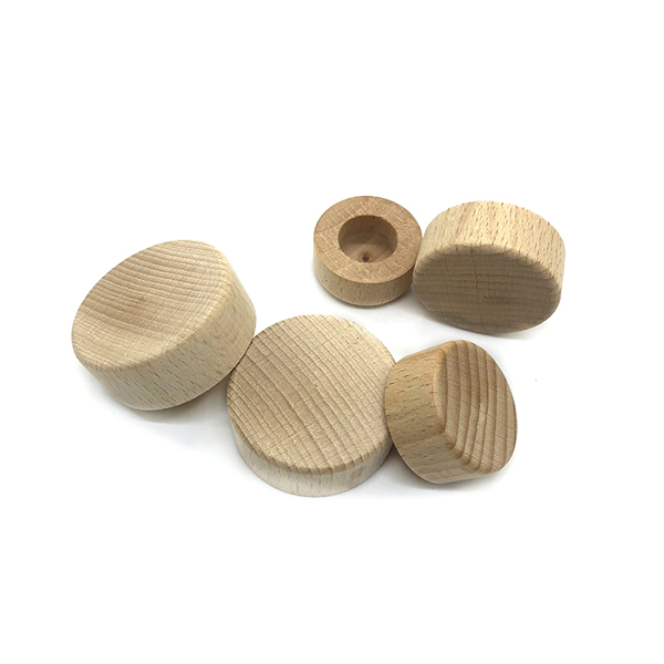Customized Good Quality Wooden Bar Top Cap T Shape Wine Spirits Synthetic Cork Bottle Stopper