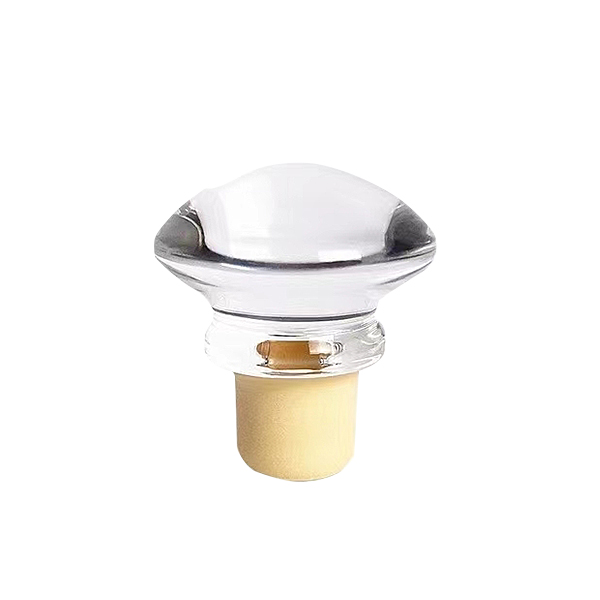 Luxury Crystal Bar Spirits Synthetic Cork Stopper Wine Bottle Cap Glass Cork Stopper