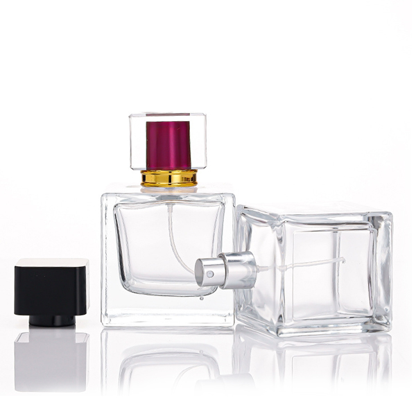 30ml 50ml Cylinder Shape Glass Classical Fragrance Parfum Spray Empty Perfumes Packaging Bottles