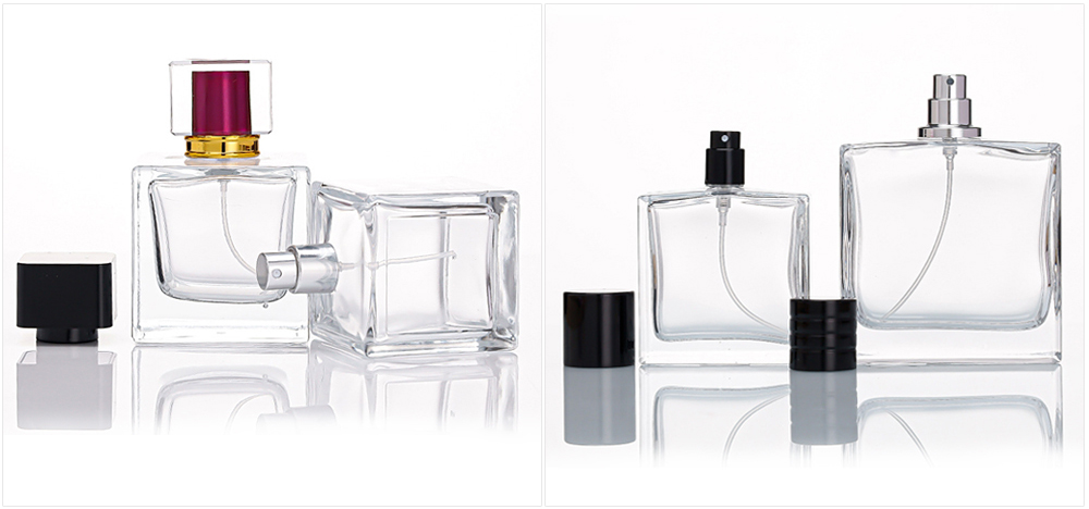 30ml 50ml Cylinder Shape Glass Classical Fragrance Bottles
