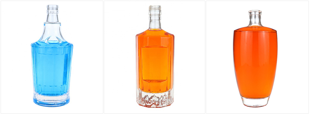 Thick Bottom Vodka Whisky Glass Bottle