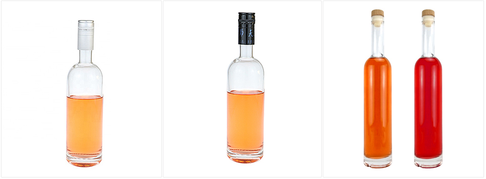 Glass Bottle Vodka Spirit Wine Bottle For Liquor