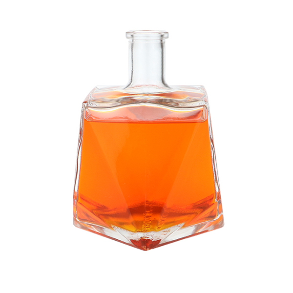 Luxury 250ml 300ml Flat Glass Bottle With Black Cork For Whiskey Vodka Rum Cooking Oil And Perfume Empty Glass Bottle