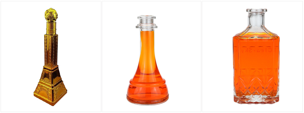 750ml Vodka Glass Bottle