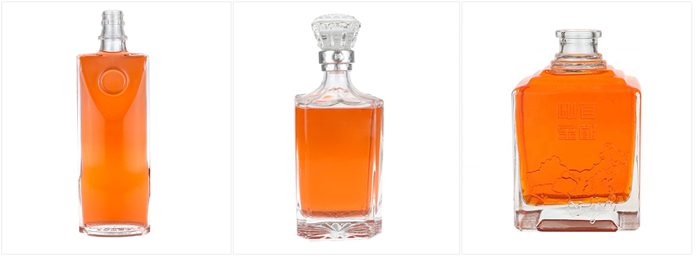 Glass Wine Bottle With Embossed Logo
