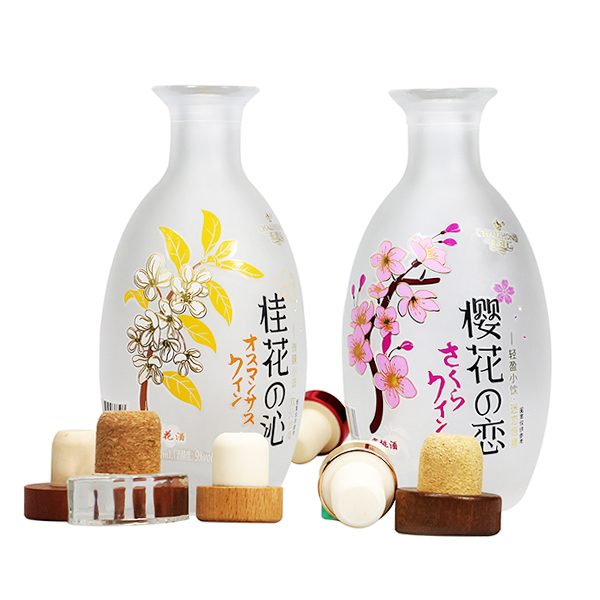 Empty Glass Bottle 100ml 200ml 250ml 500ml Liquor Whisky Vodka Kombucha Flat Flask Bottle For Cold Brew Lced Coffee