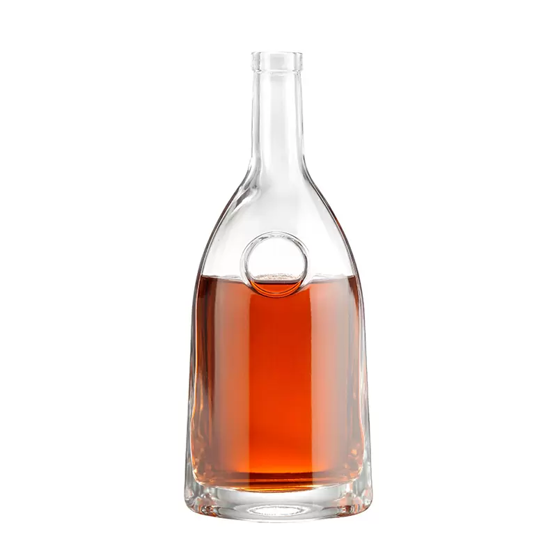 Wholesale 750ml Vodka Whisky Gin Tequila Brandy Rum Glass Bottle Packaging