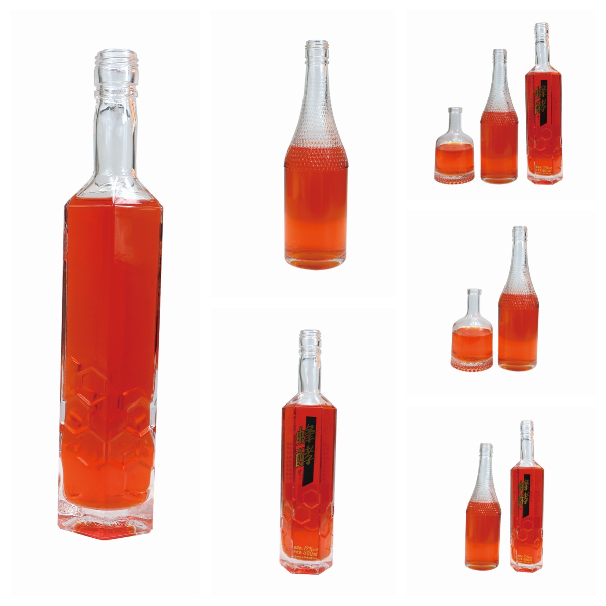 Vodka spirit bottle