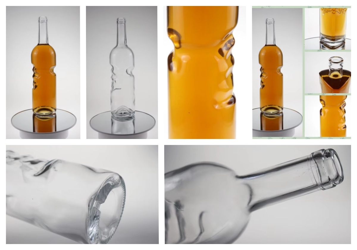 neck vodka glass bottle
