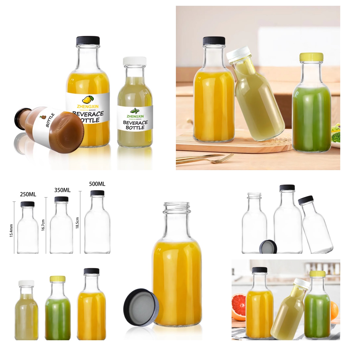 reusable glass bottle