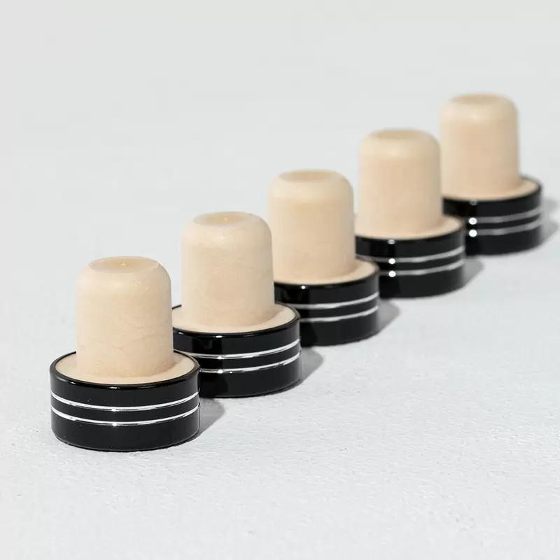 wholesale quality best-selling products Red wine Natural cork stopper whiskey wine bottle wooden cap T shape cap