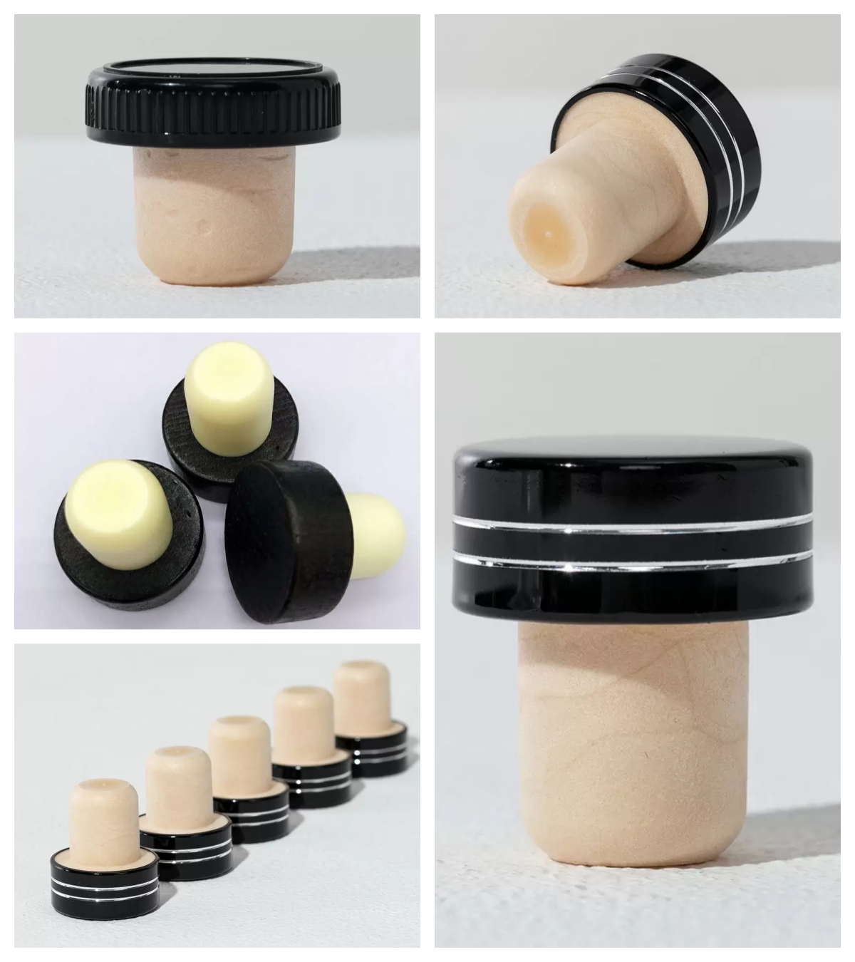 Custom Color Wood Cork Cap