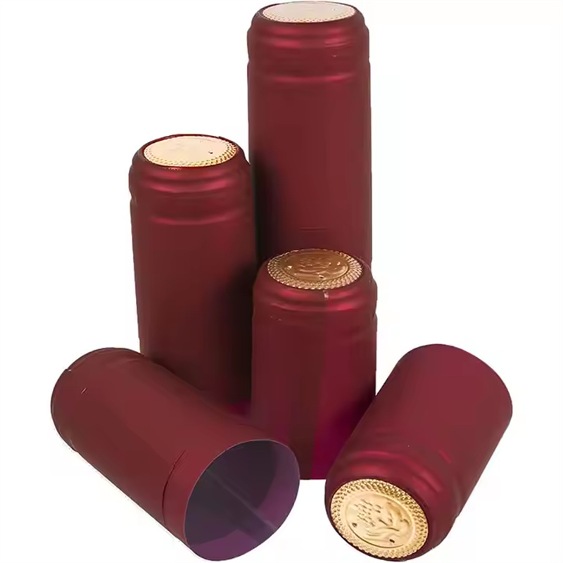 Wholesale Wine Bottle Heat-shrinkable PVC Shrink Capsules Caps Wine Shrink Wrap