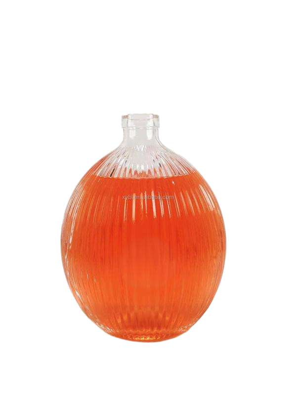 Factory Price Custom Embossed LOGO Alcohol Liquor Glass Bottle 700 ml 70 cl Gin Bottles