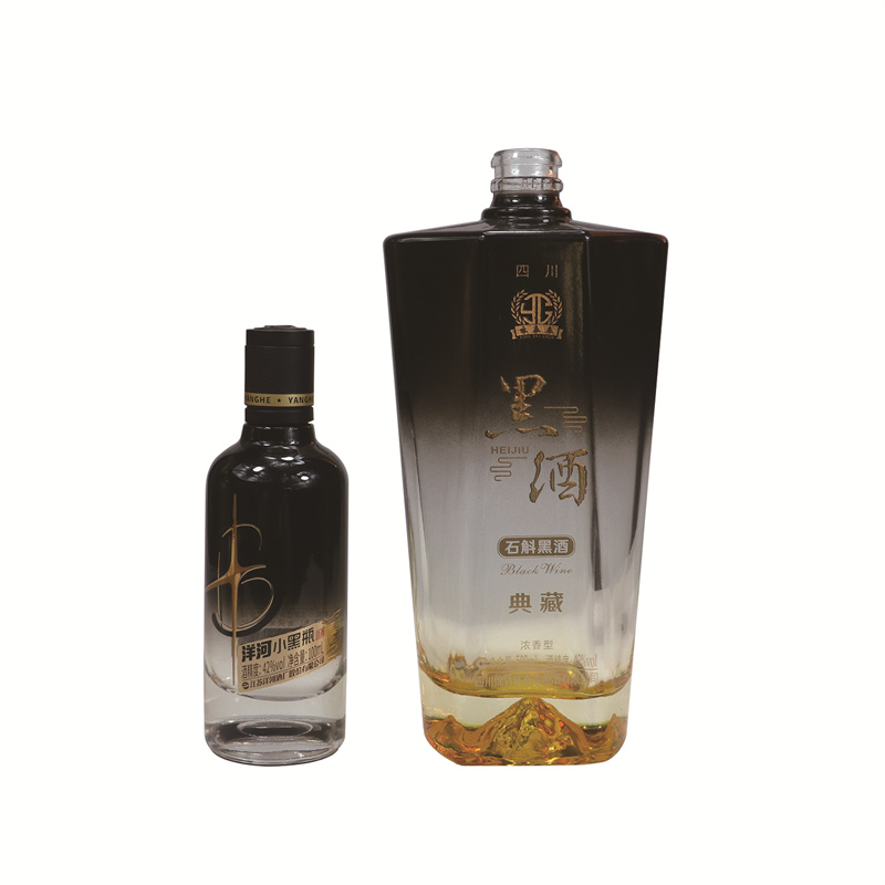 Factory wholesale 700ml 750 ml luxury tequila glass bottle spirits bottle