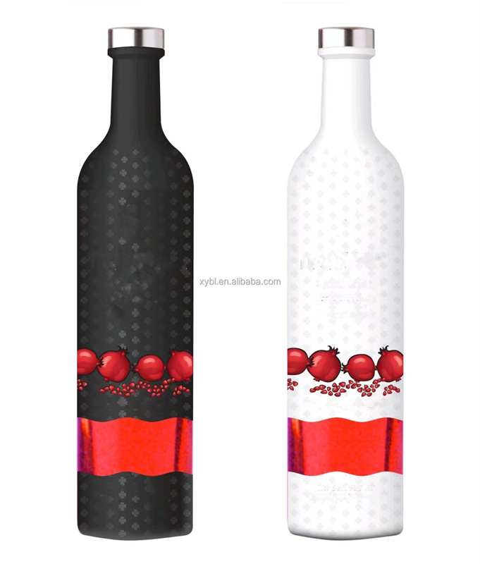 Hot Sale Liquor Vodka Liqueur Alcoholic Drink Whisky Rum Glass Bottle 750ml With Cork