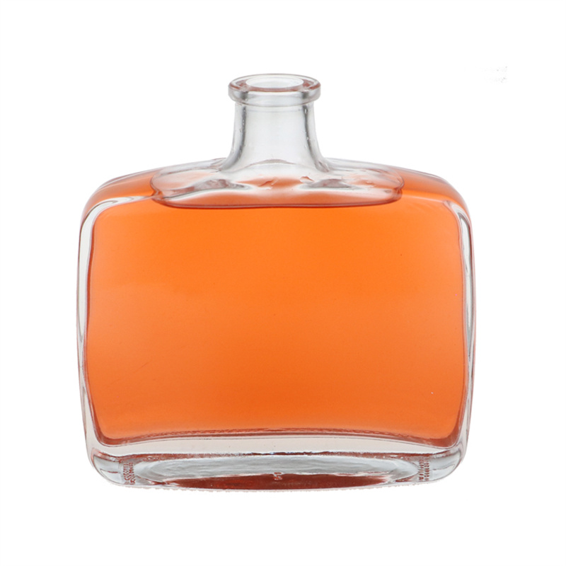 Wholesale 250ml 375ml 500ml 750ml 1000ml Whisky vodka tequila bottle Clear Round Glass Liquor Wine Bottle Bottles