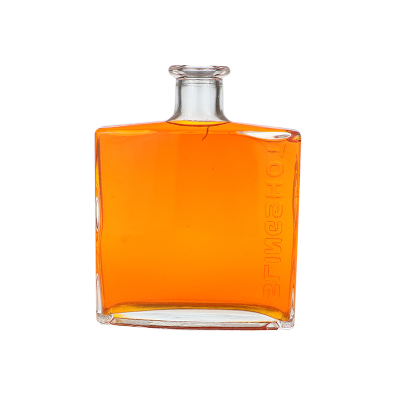 Wholesale 250ml 375ml 500ml 750ml 1000ml Whisky vodka tequila bottle Clear Round Glass Liquor Wine Bottle Bottles