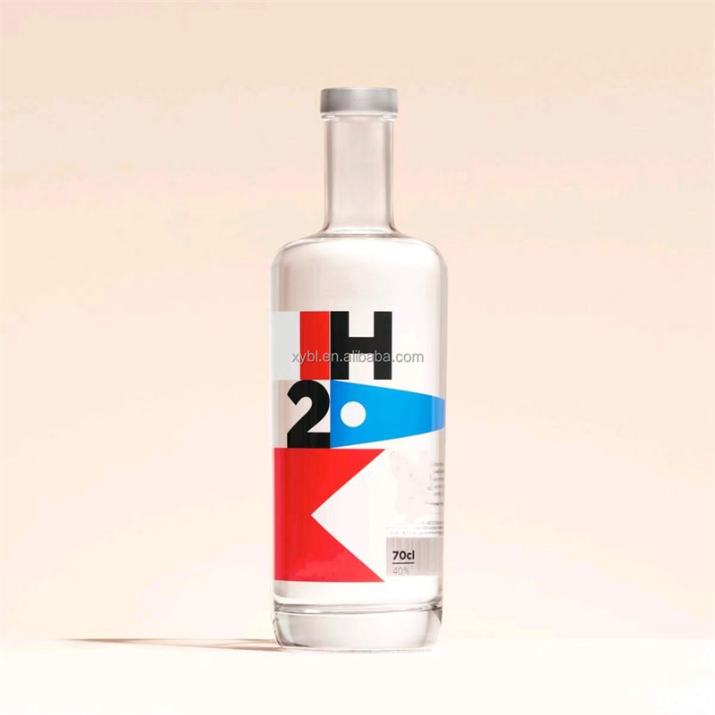 Wholesale Custom Bottom Mountain Shape Whisky Liquor Glass Bottles 500ml, 700ml, and 750ml Options for Premium Packaging