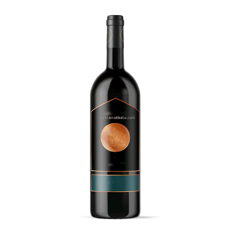 Hot Selling Empty Wine Bottle 750ml With Screw Cap Factory Price Clear Glass Wine Bottle With Cap