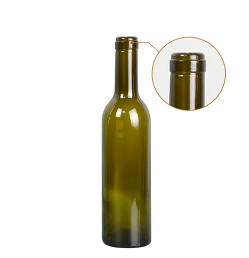 Hot sale custom 200ml 375ml 500ml 700ml brown glass bottle vodka spirit wine bottle for liquor corked
