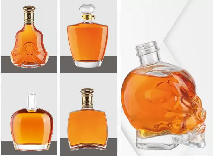 Wholesale Empty Liquor Xo Glass Bottle