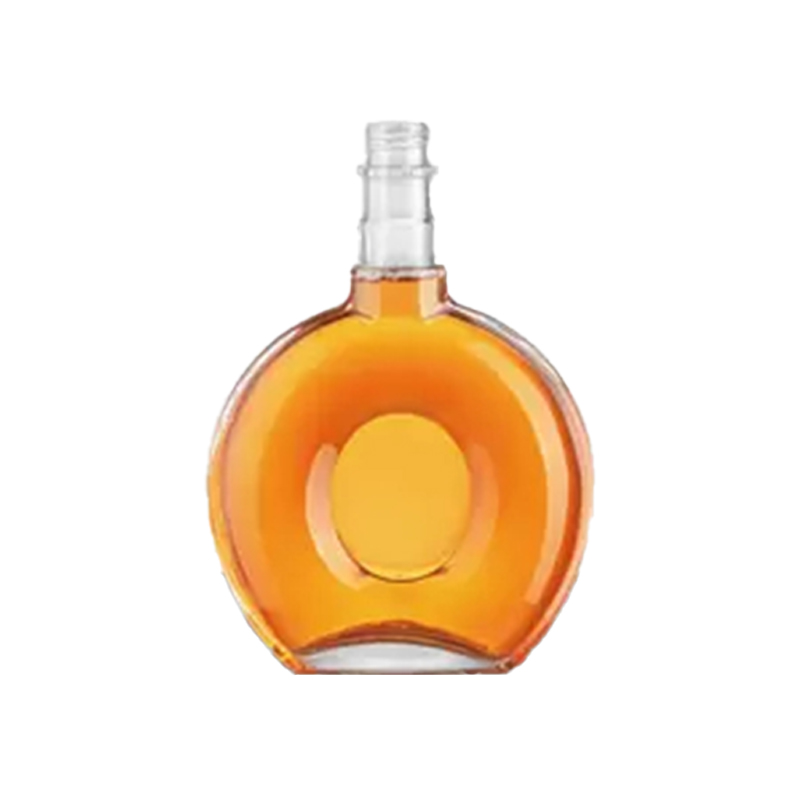 Wholesale Empty Liquor Xo Glass Bottle Unique Shaped Brandy Spirits Flint 750ml Glass Bottles With Lids