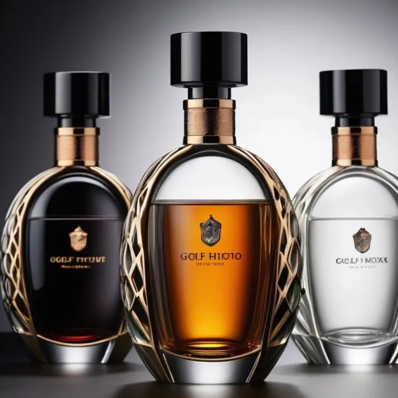 500ml 700ml 1000ml Liquor Brandy Spirit Glass Bottle Xo Whisky Gin Rum Bottle Cognac Glass Bottle