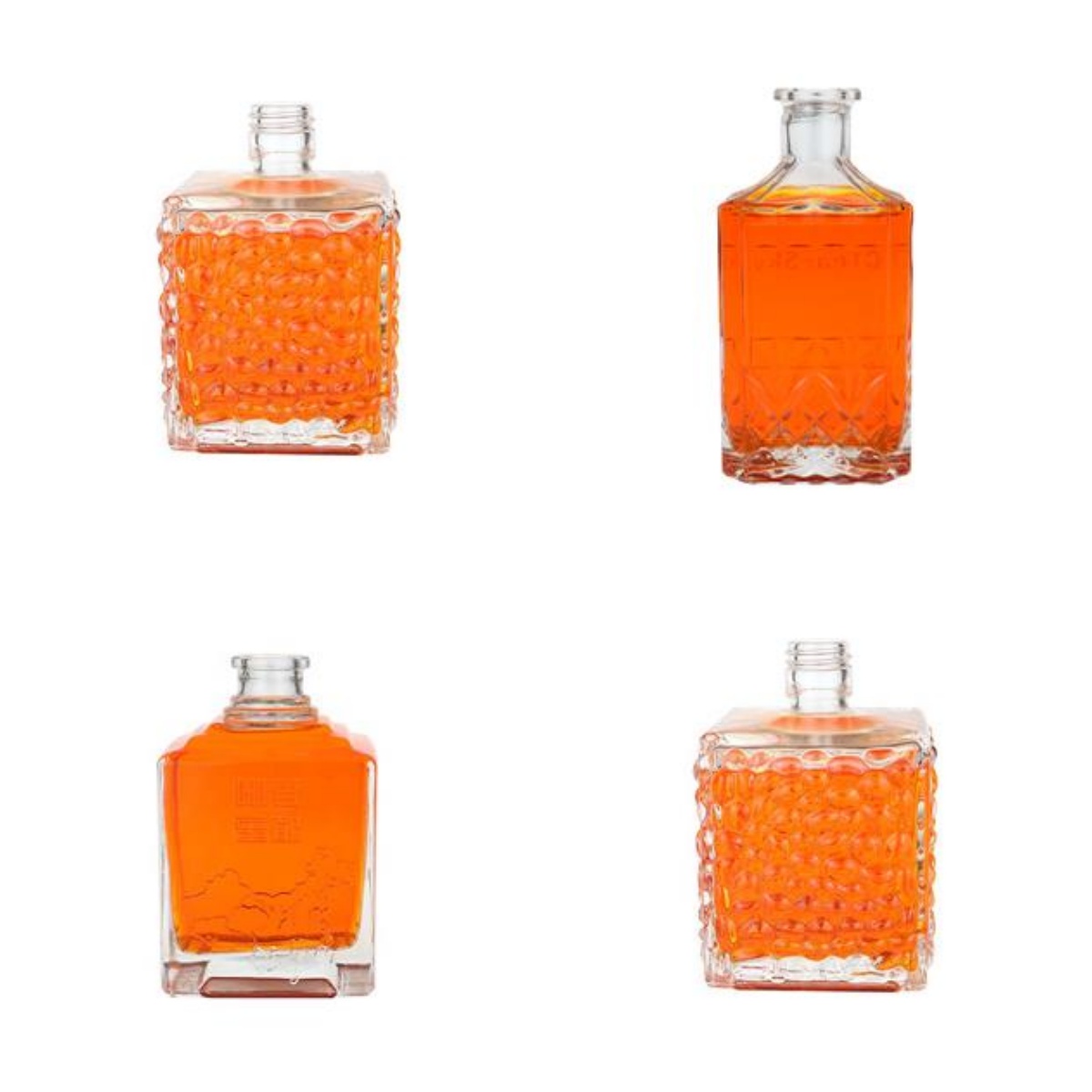 Perfume Glass Bottle With Aluminum Cap