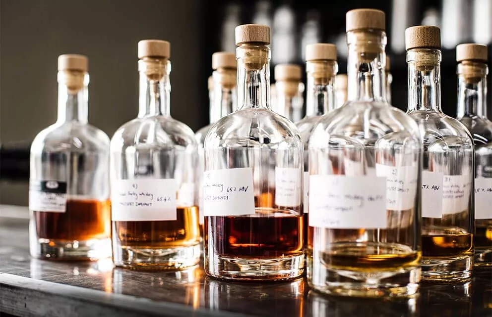 Customized Vodka Glass Bottles from UK shipped by car