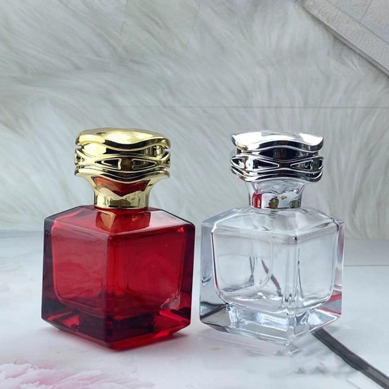 30ml 50ml Square Glass Classical Fragrance Parfum Spray Empty Perfumes Packaging Bottles