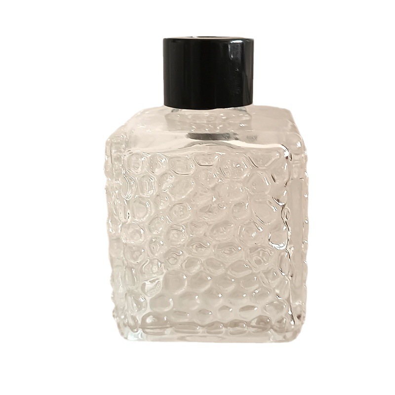Custom New Design 15ml 30ml 50ml 60ml 100ml clear Frosted Flat square Empty Glass Bottle Perfumes Bottle