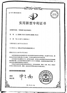 Certificat de brevet de modèle d'utilité