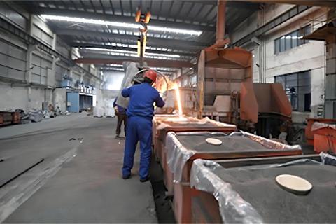 Automatische Produktionslinie für verlorenen Schaum