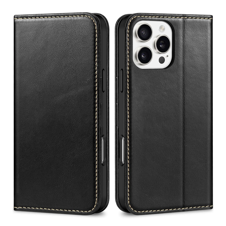 Supply Cow Leather Cell Phone Flip Wallet Case for iPhone 16 Pro Wholesale Factory - Aivi Leather Factory Supply Cow Leather Cell Phone Flip Wallet Case for iPhone 16 Pro Wholesale Factory - Aivi Leather Factory