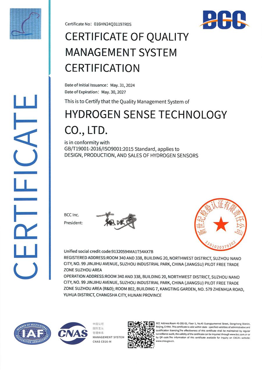 ISO9001 Certificate
