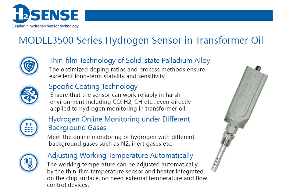 Hydrogen and moisture sensor Hydrogen and moisture sensor