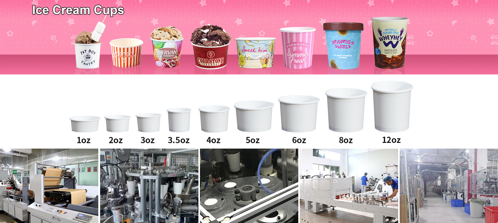 Ice Cream (Paper) Cup XYJ Plant Customized