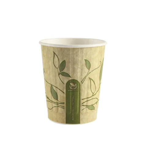New Design disposable wholesale recyclable custom logo Embossed paper cup with lids