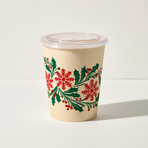 wholesale high quality embossed paper cup with logo in cheap price