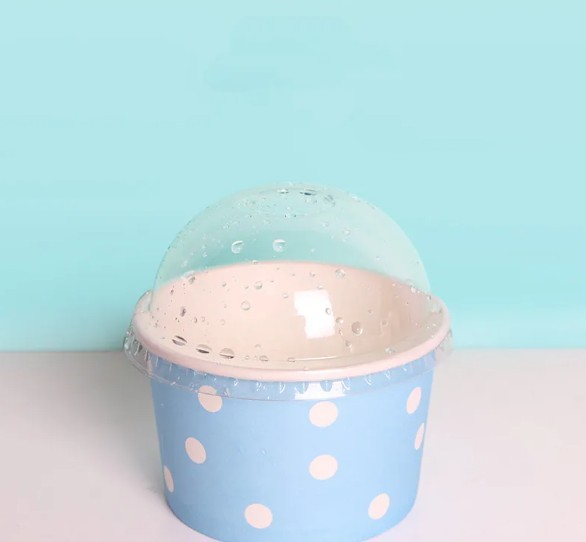Ice Cream Yogurt Paper Cup Paper Containers Custom Logo Printed Disposable Factory Supplier