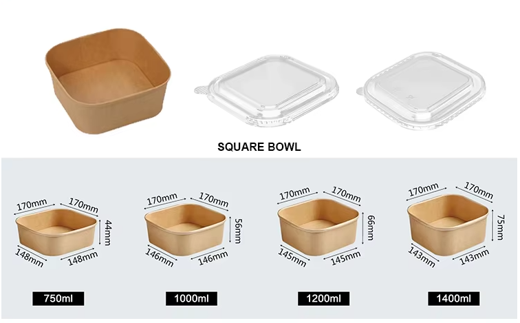 Food Take Out Paper Bowls