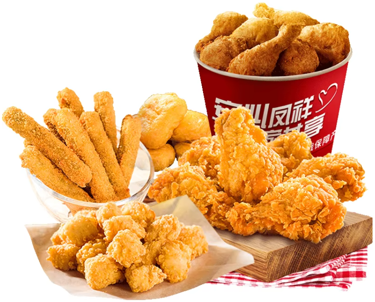 fried chicken paper bucket