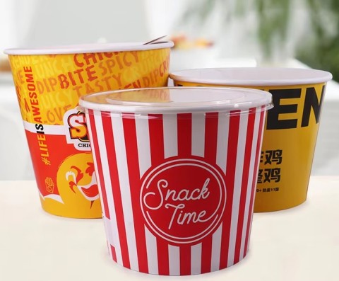 Whole family bucket take out food bucket factory customized fried chicken buckets