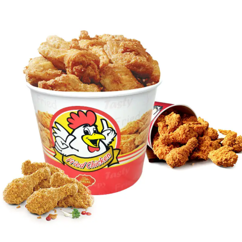 Customizing oz Paper Bucket Custom Printing Fast Food Packing Paper Fried Chicken Buckets