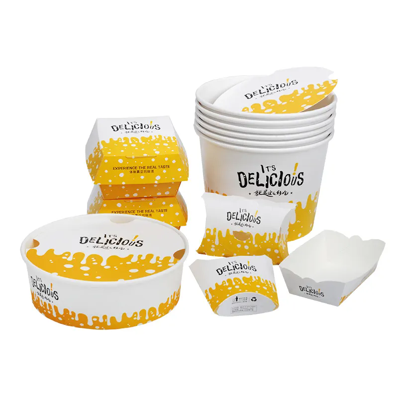 Hot Sales Paper Disposable Fried Chicken Bucket High Quality Disposable Fried Chicken Buckets