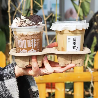 Custom printed 12 to 24oz disposable injection PP plastic cups with lids