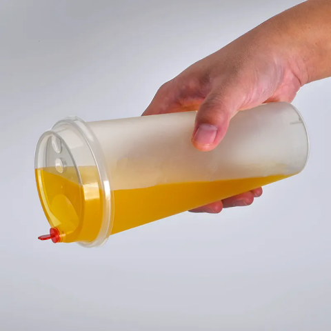 vendita all'ingrosso personalizzazione oz fabbrica riutilizzabile PP tazza da caffè in plastica con coperchio