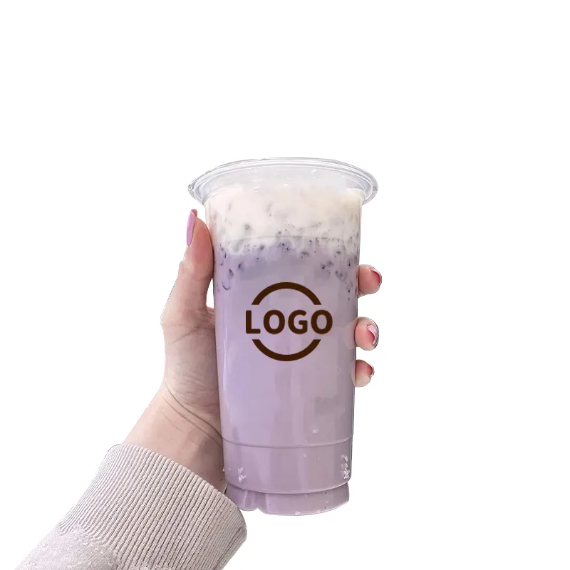 plastic cup disposable clear plastic pp cups for iced coffee or cold drink pp cups