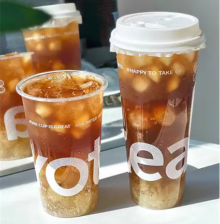 plastic cup disposable clear plastic pp cups for iced coffee or cold drink pp cups